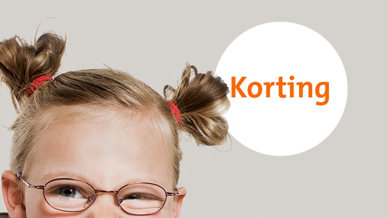 Korting op kinderbrillen