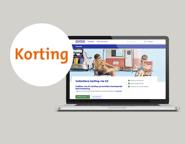 Korting op verzekeringen van OHRA