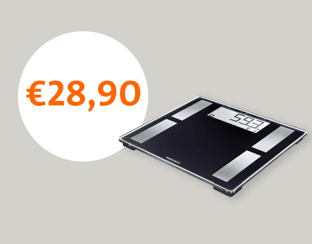 Korting op een weegschaal