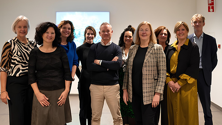 Groepsfoto van het project Bravis, tanteLouise en TWB monitoren en coördineren samen zorg