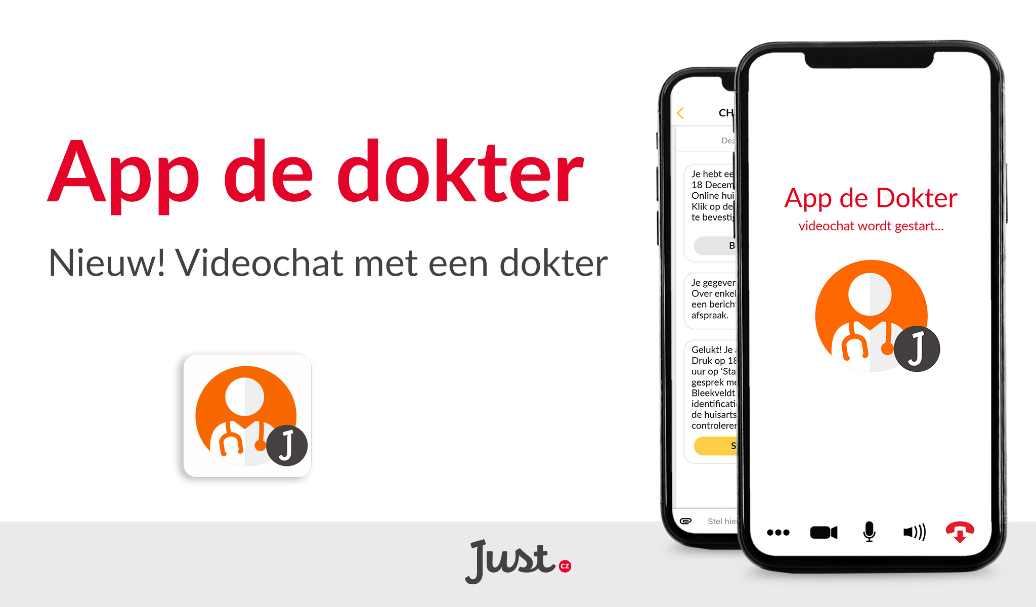 Videochat met een dokter