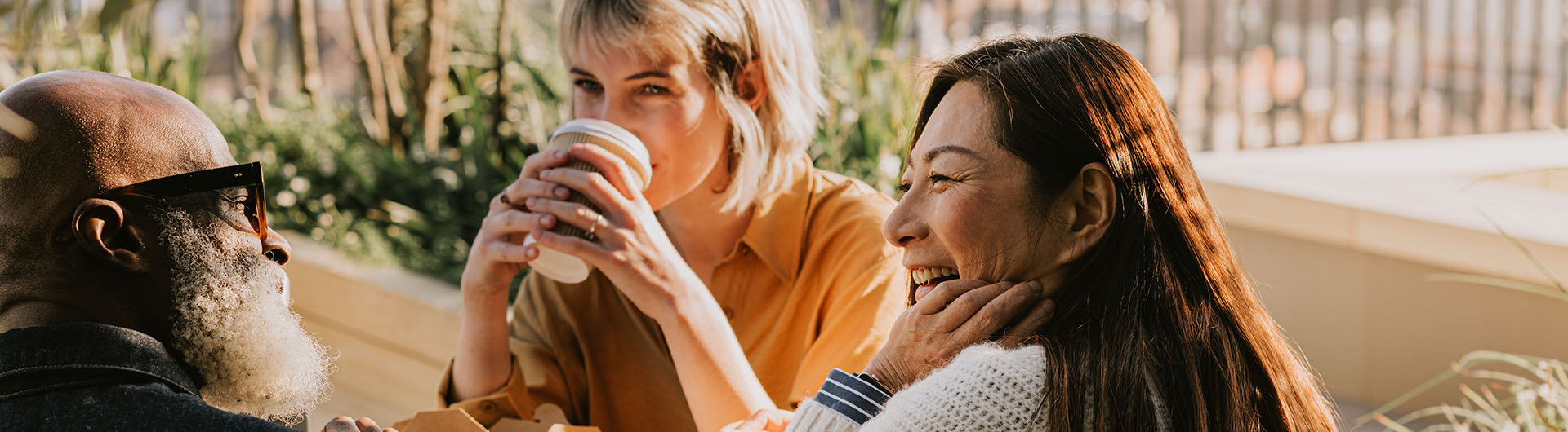 Collega's lunchen samen