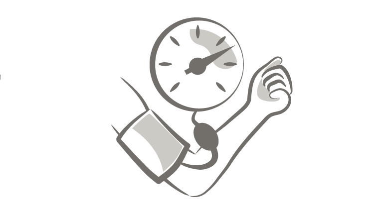 Icoon van een bloeddrukmeter