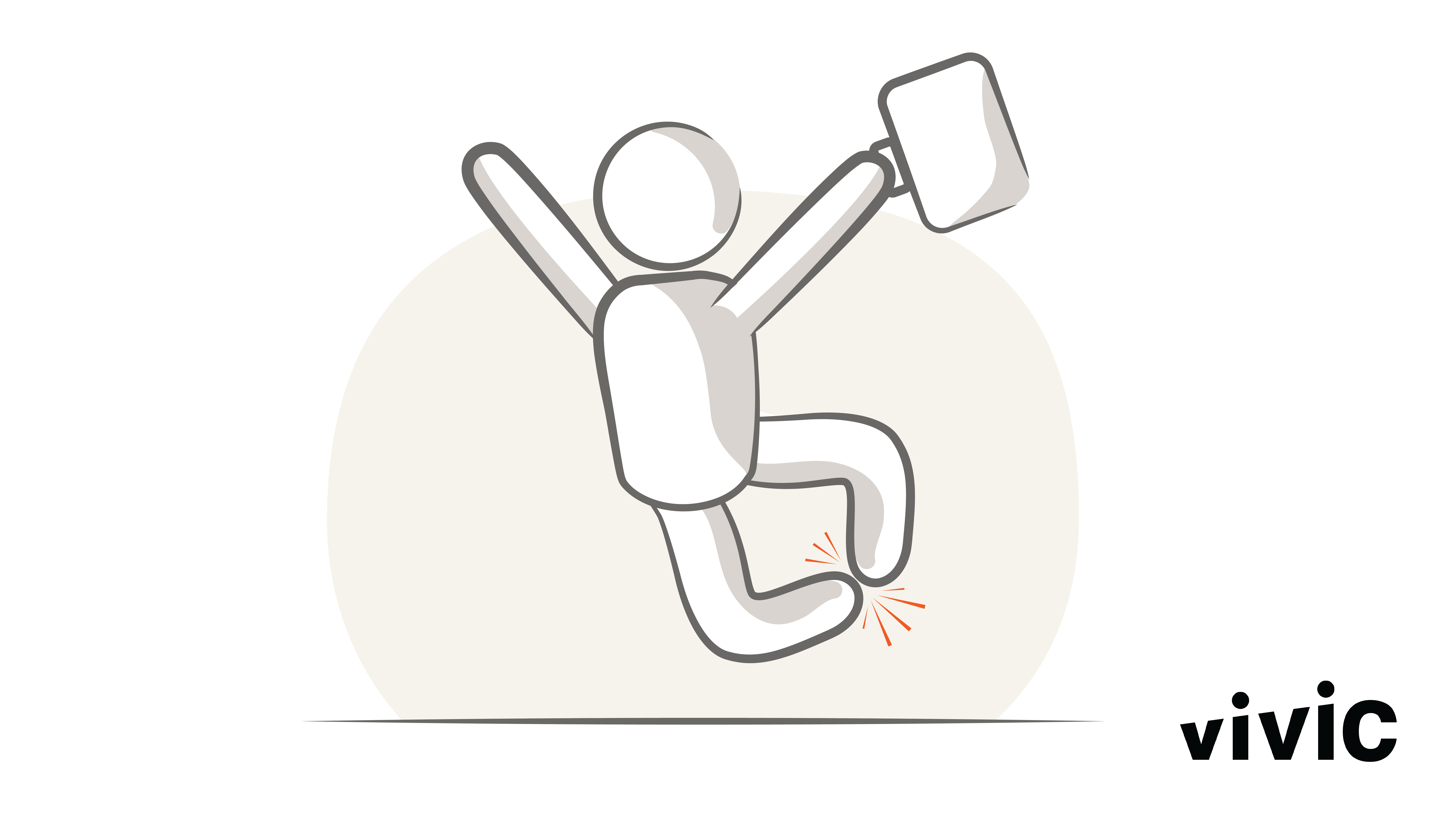 Vivic met plezier naar je werk